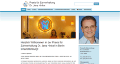 Desktop Screenshot of dr-jens-hinkel.de